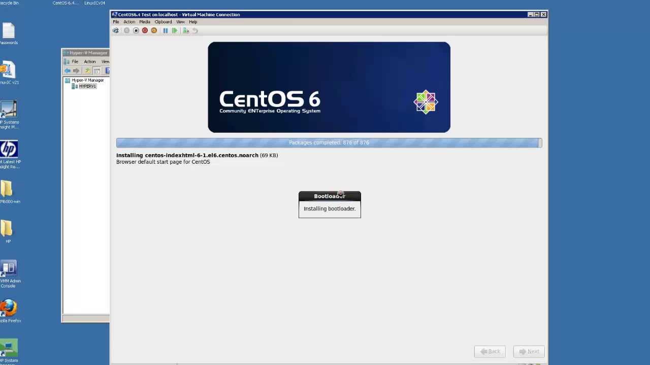installing CentOs 6